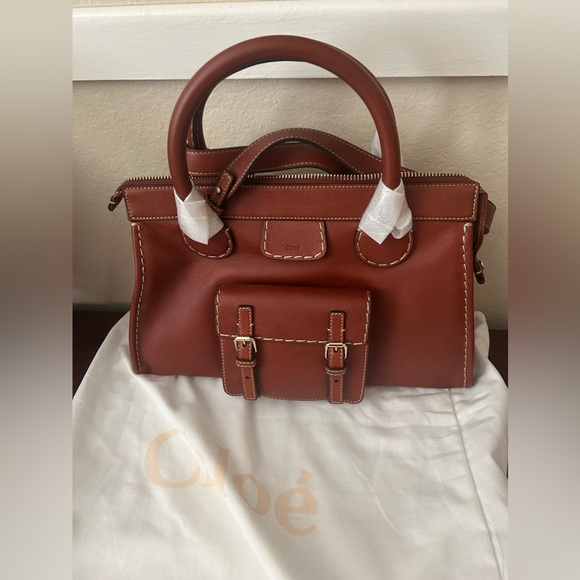 Chloe Edith Large Satchel Bag NWT - Picture 7 of 11